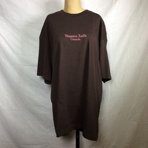 AAA Women’s Brown T-Shirt w/ Niagara Falls Canada